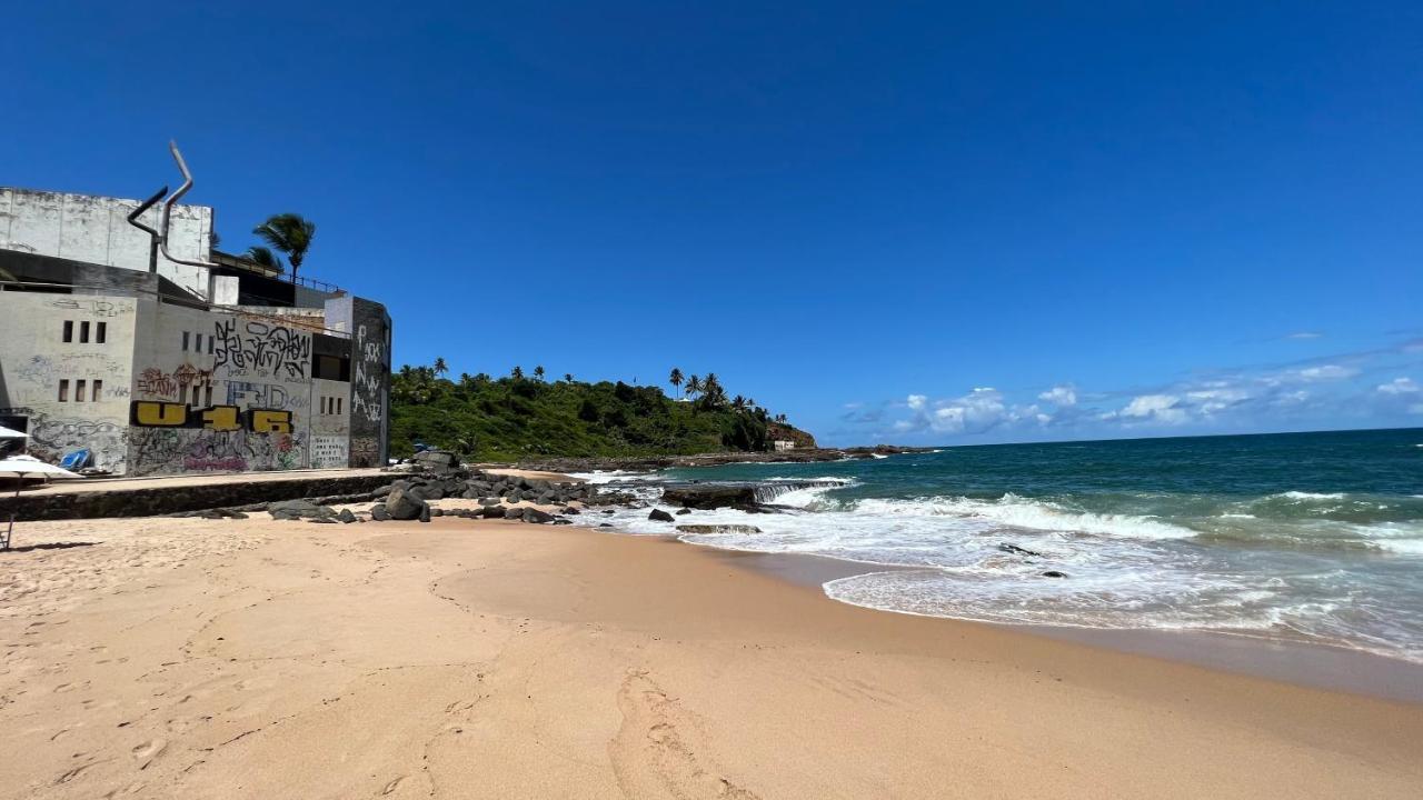 Lindo Vista Mar Na Praia Do Buracao - Rio Vermelho Salvador Exteriör bild