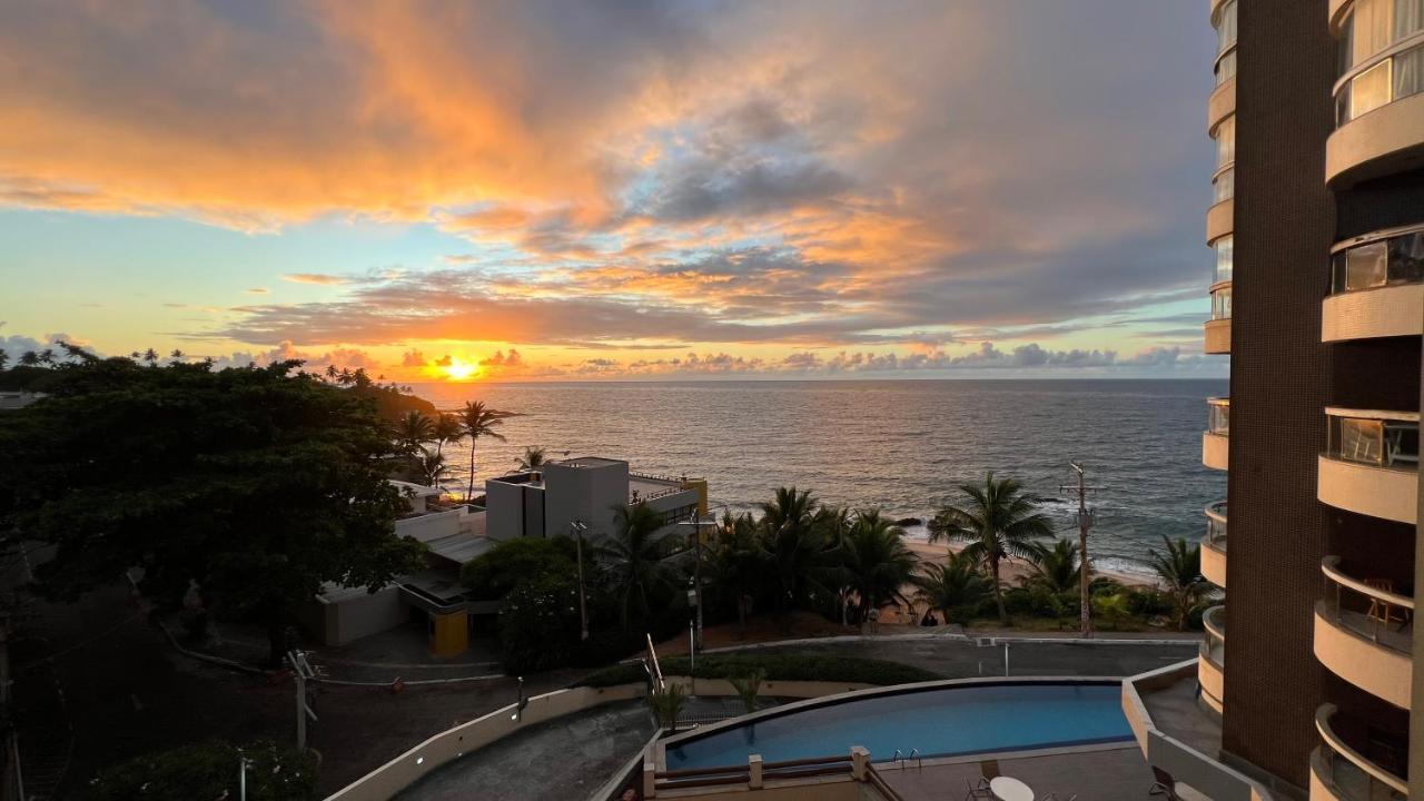Lindo Vista Mar Na Praia Do Buracao - Rio Vermelho Salvador Exteriör bild